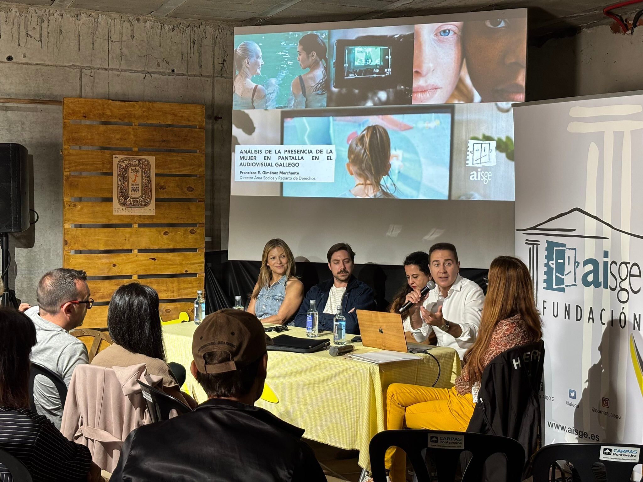 Coloquio con actores, actrices y AISGE en el Festival de Cans