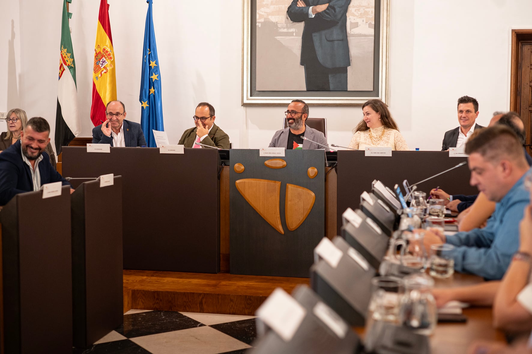 Imagen del Pleno Ordinario de septiembre en la Diputación Provincial de Cáceres