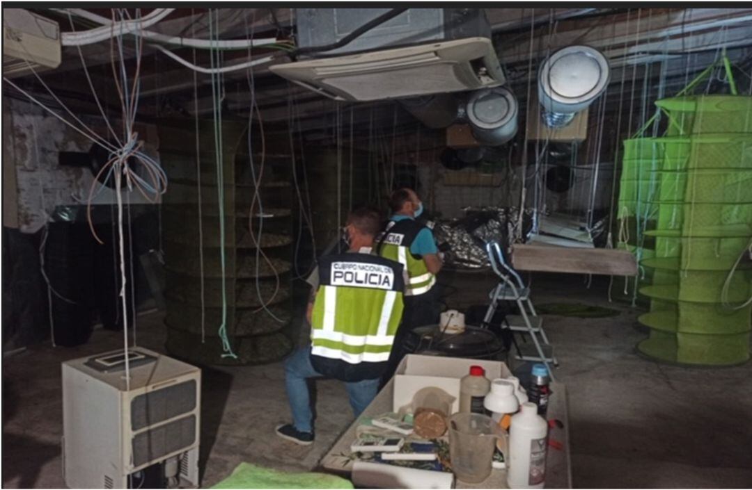 Opertaivo de la Policía Nacional en Elda 