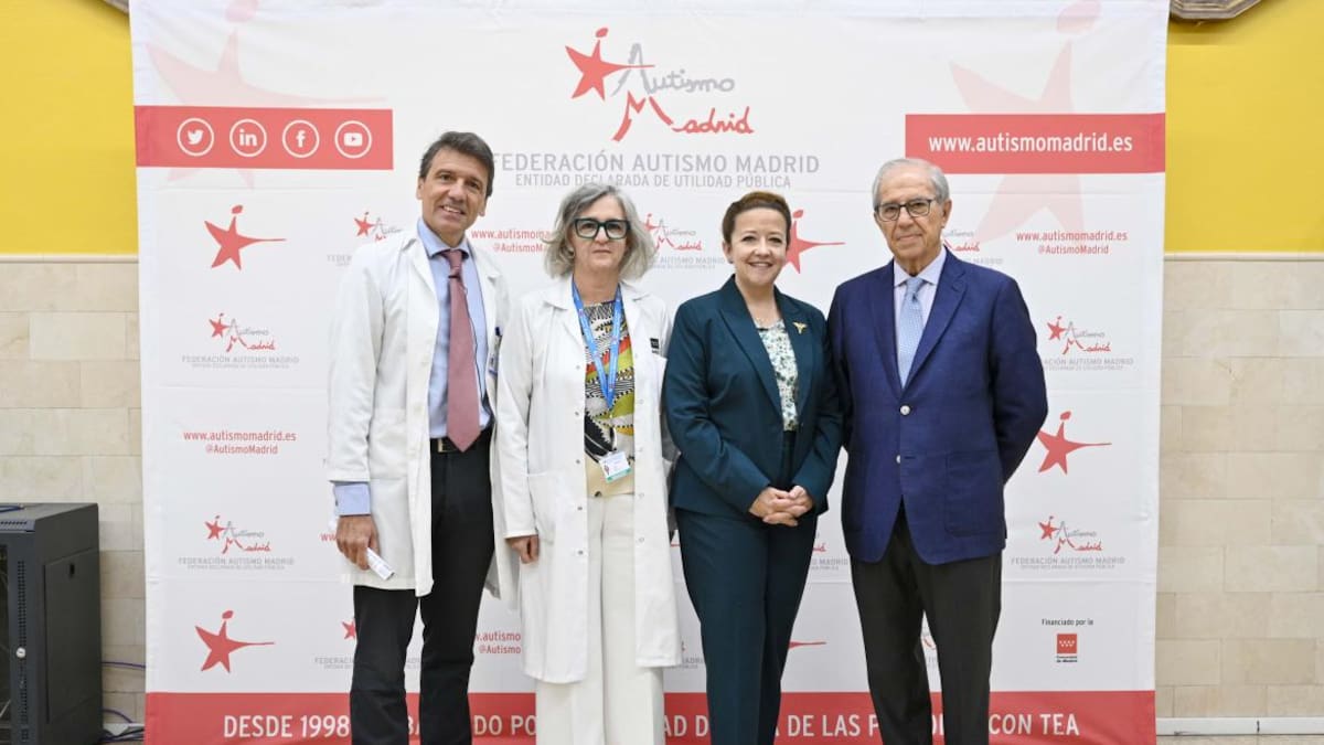 Fátima Matute, consejera de Sanidad de la Comunidad de Madrid, habla sobre Programa de Atención Médica Integral para personas con autismo.