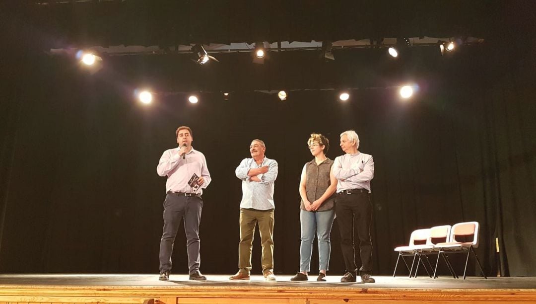 Francisco Javier Doménech en la clausura del XI Encuentro de Escuelas Muncipales de Teatro