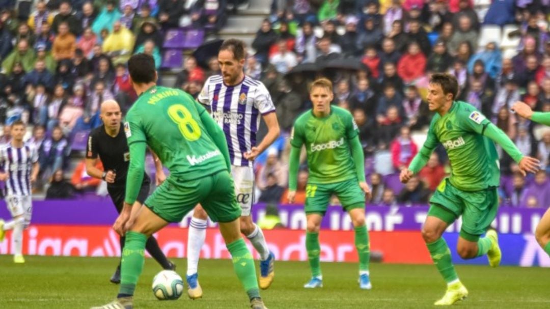 Imagen del Valladolid-Real Sociedad de la pasada temporada