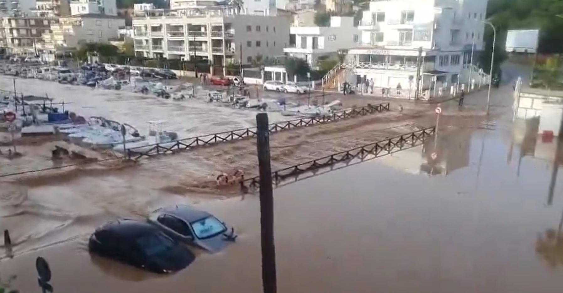 Es Riuet (puerto de Manacor) este lunes 28 de octubre.