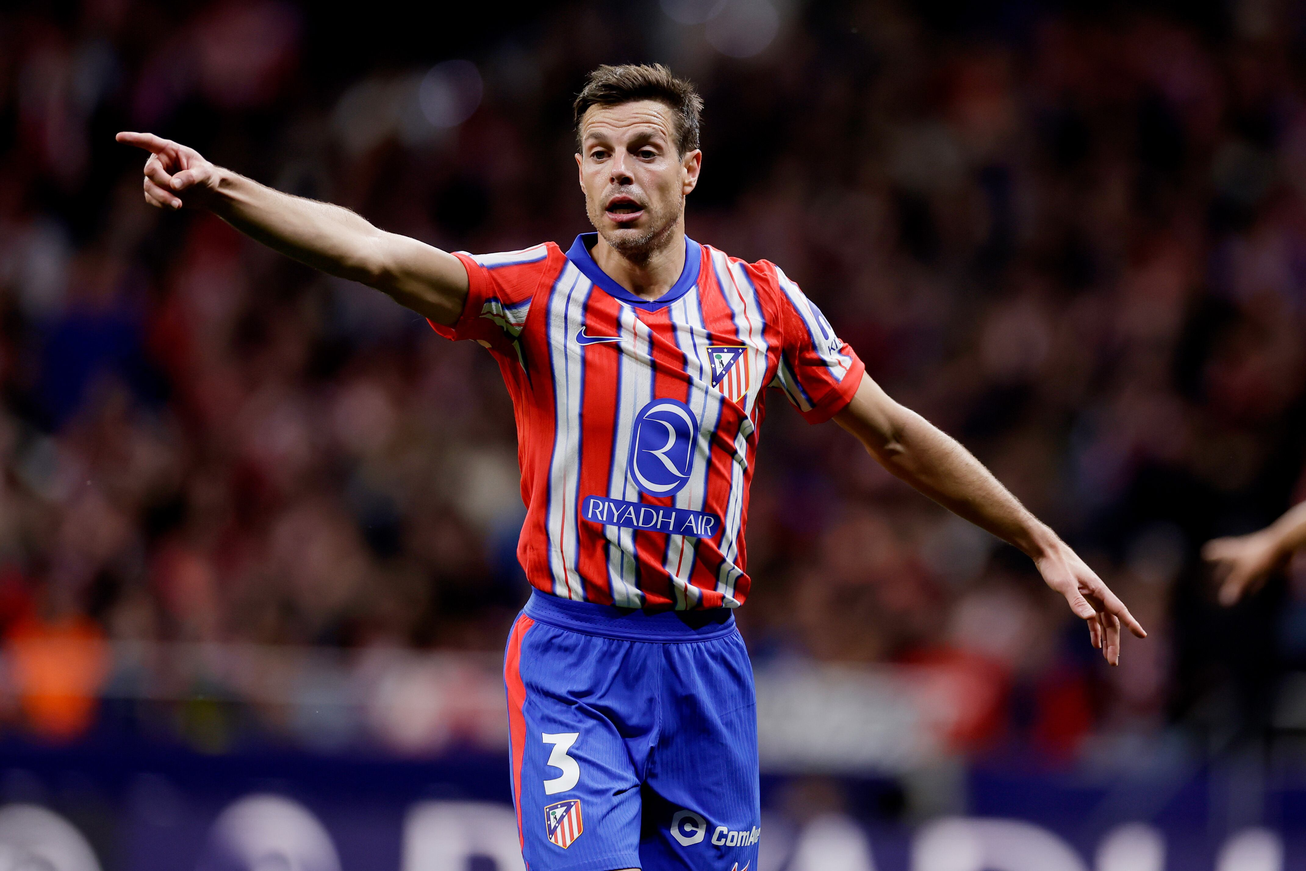 César Azpilicueta, en la vuelta de semifinales de la Copa del Rey entre Atlético de Madrid y FC Barcelona