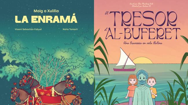 La AVL presenta dos nuevos cómics para reflejar "la diversidad lingüística y cultural" de la Comunitat Valenciana: 'Maig a Xulilla. La Enramá' y 'El tresor d'Al-Buferet'