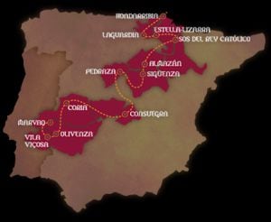 Mapa de la Red Medieval.