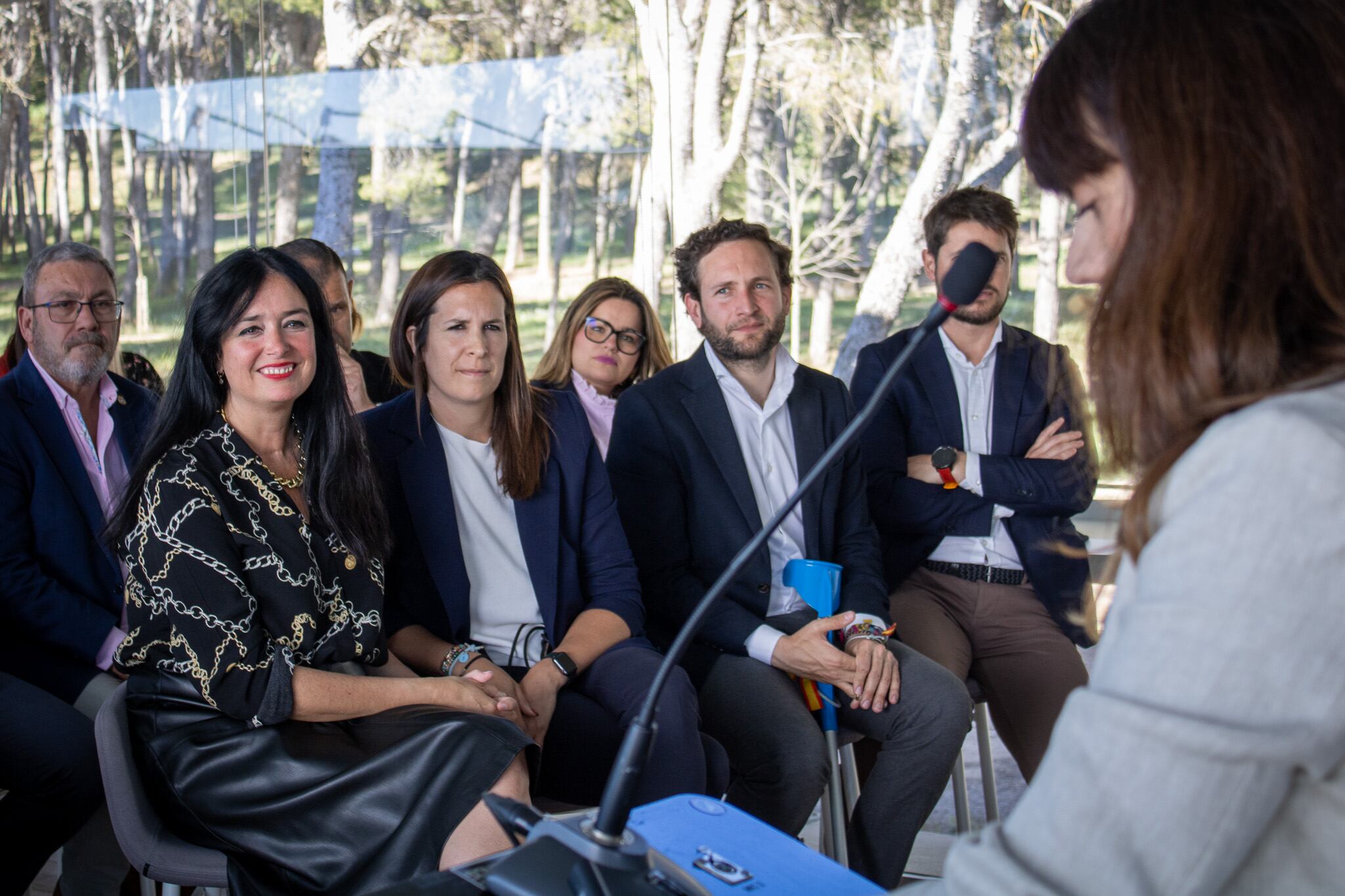 Lorena Orduna, Cristina García, Isaac Claver y Félix Jordán de Urriés durante el evento