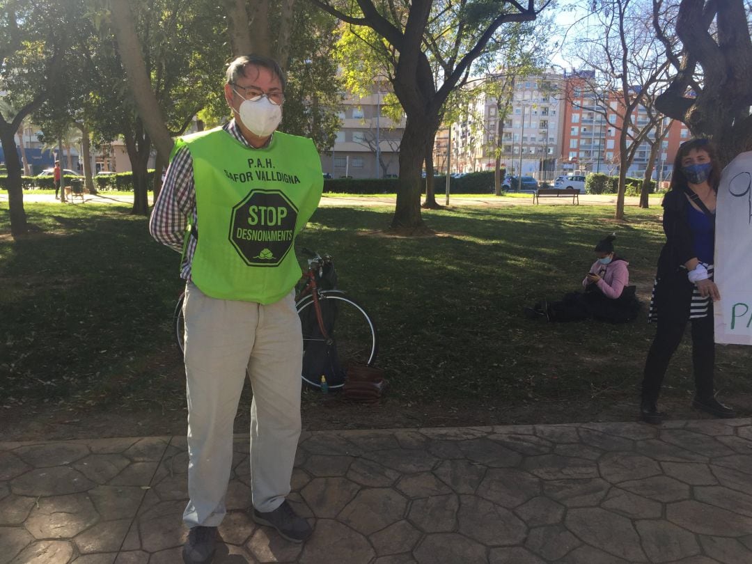 Joan Cogollos, activista de la PAH de la Safor 