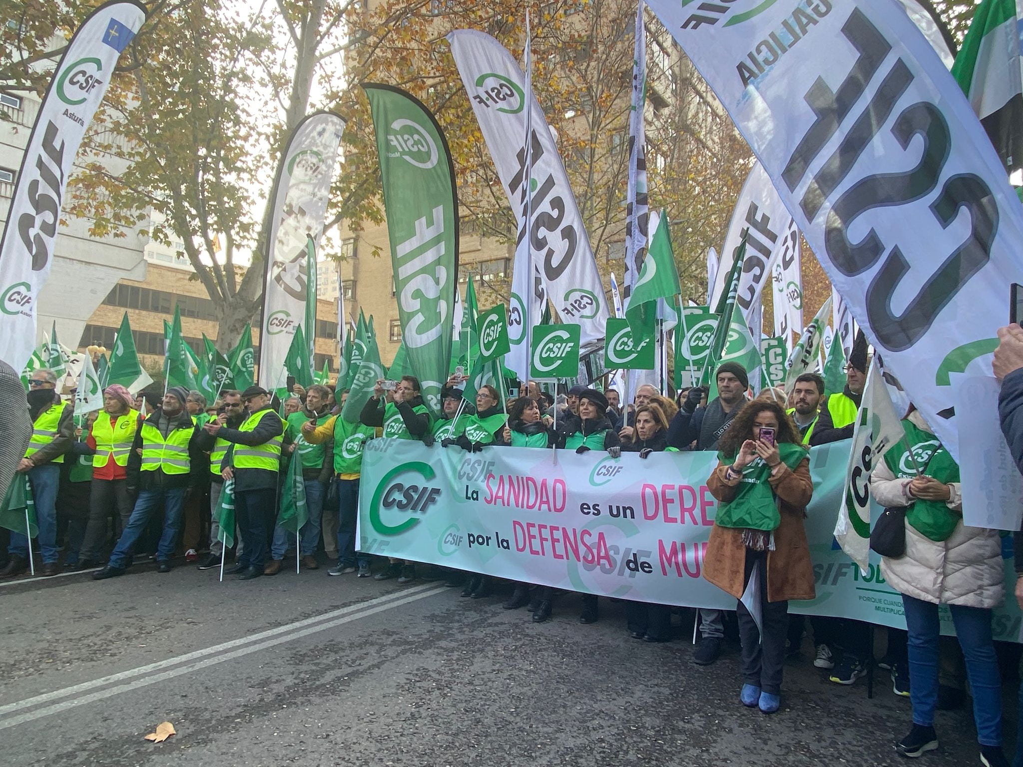 Manifestación de Cesif en Madrid