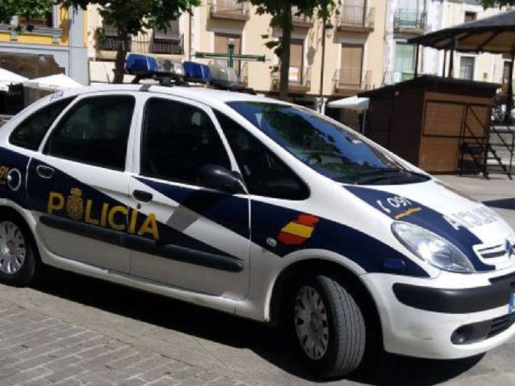 Imagen de archivo Policía Nacional en el centro de Aranda