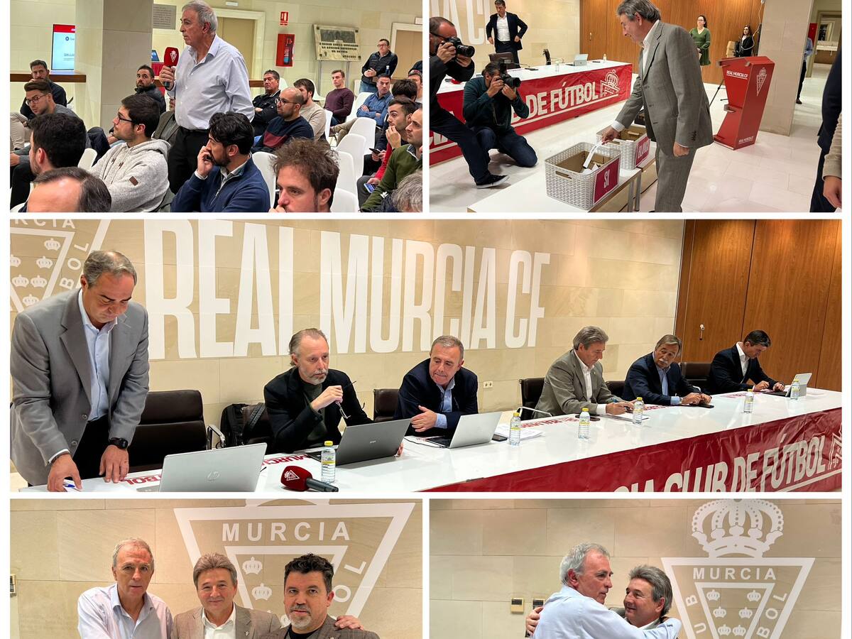 Crónica sonora de la Junta de Accionistas del Real Murcia: noticias, hitos y sentimiento grana