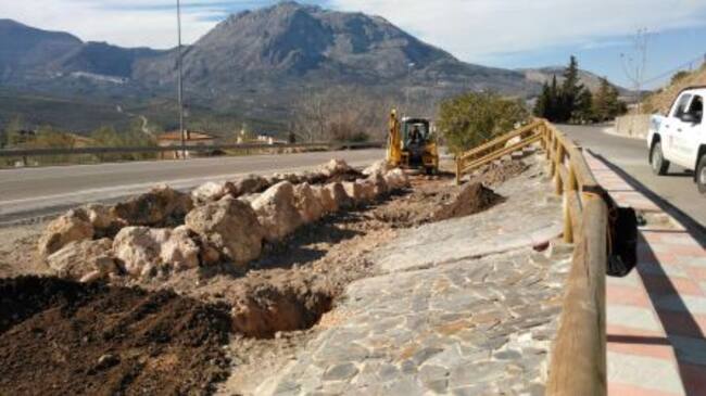 La maquinaria en pleno funcionamiento