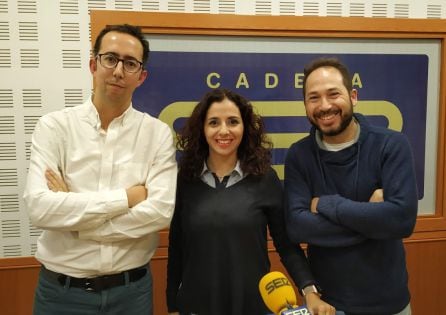 José María Martín, Patricia Huertas y Jacinto Molero.