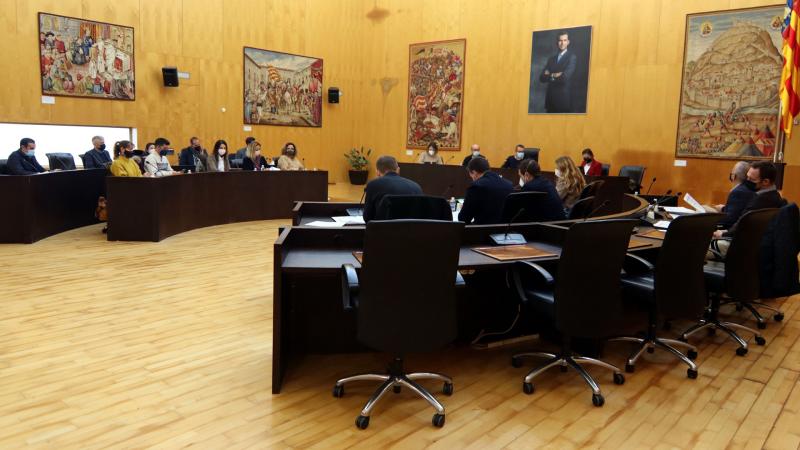 Imagen de archivo / Pleno en el Ayuntamiento de Benidorm
