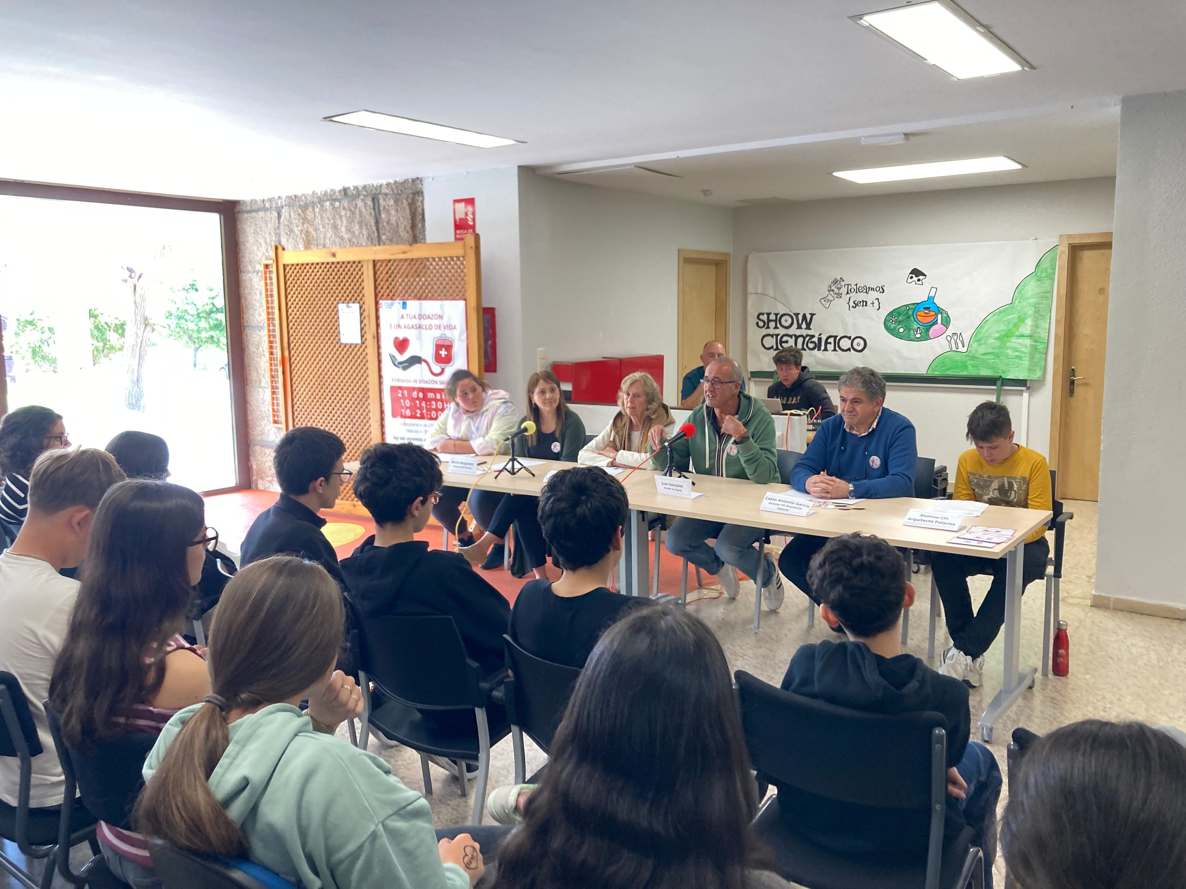 Presentación de la campaña de donación de sangre en Panxón