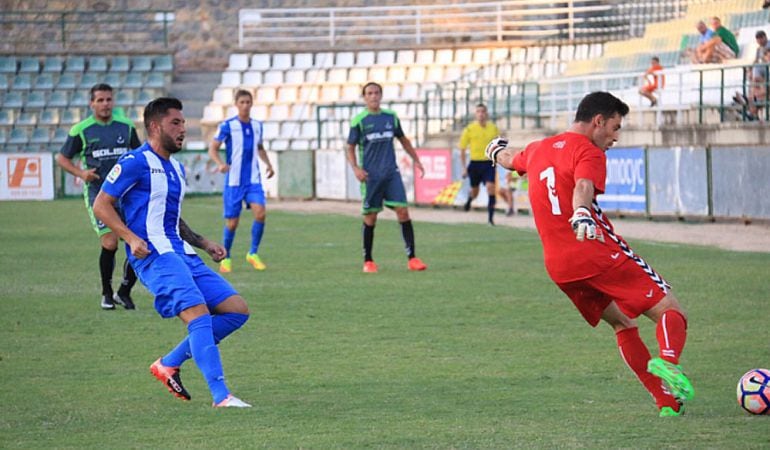 El Leganés dominó la primera parte ante el conjunto toledano