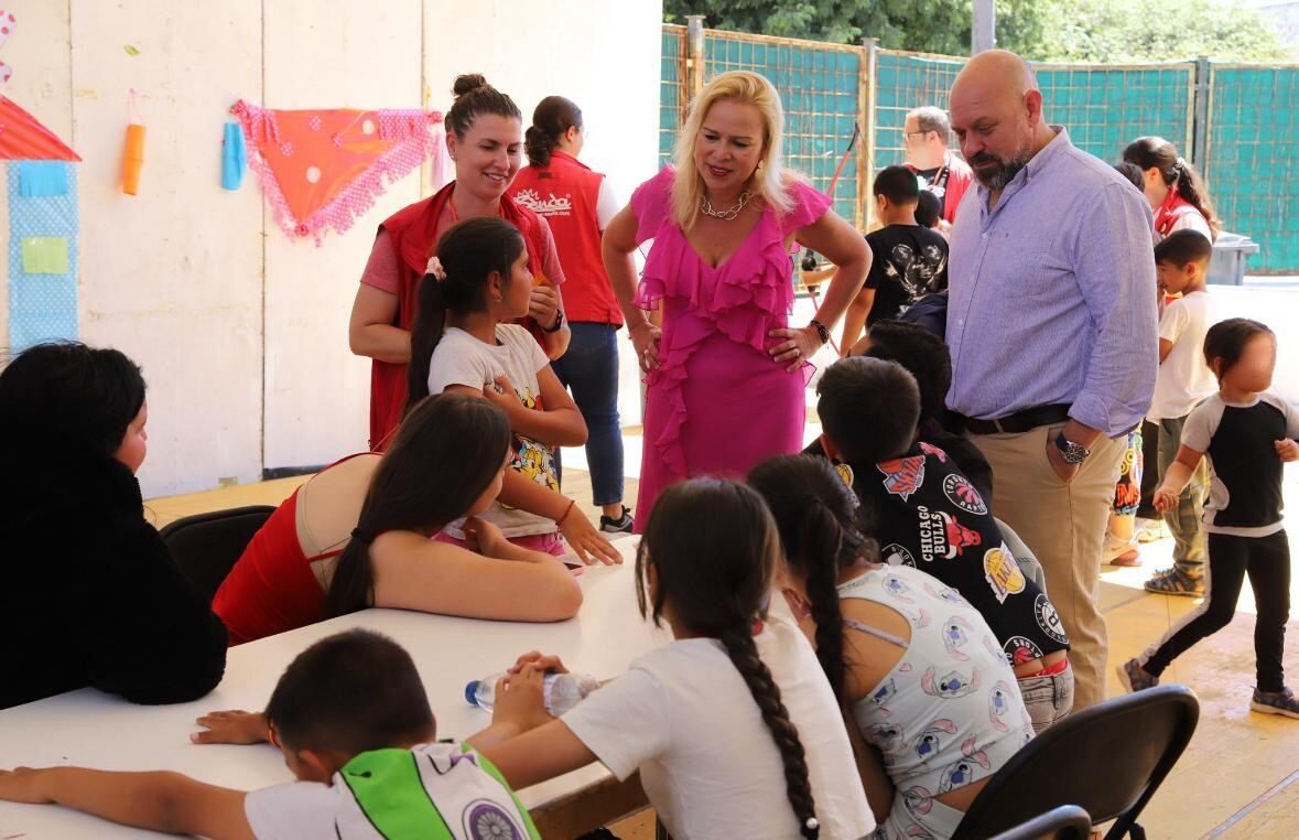 Visita al aula de feriantes