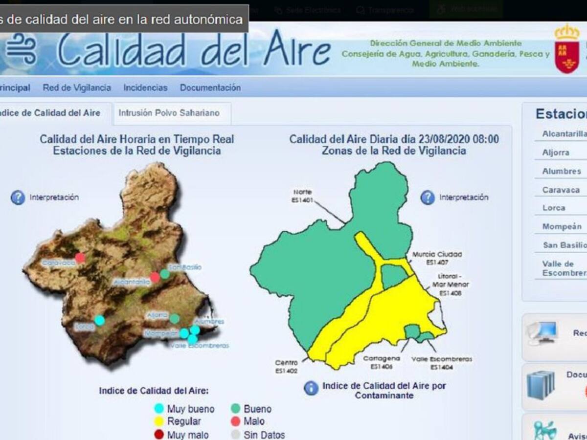 Se activa el nivel 1 preventivo en La Aljorra por la presencia en el aire de partículas en suspensión