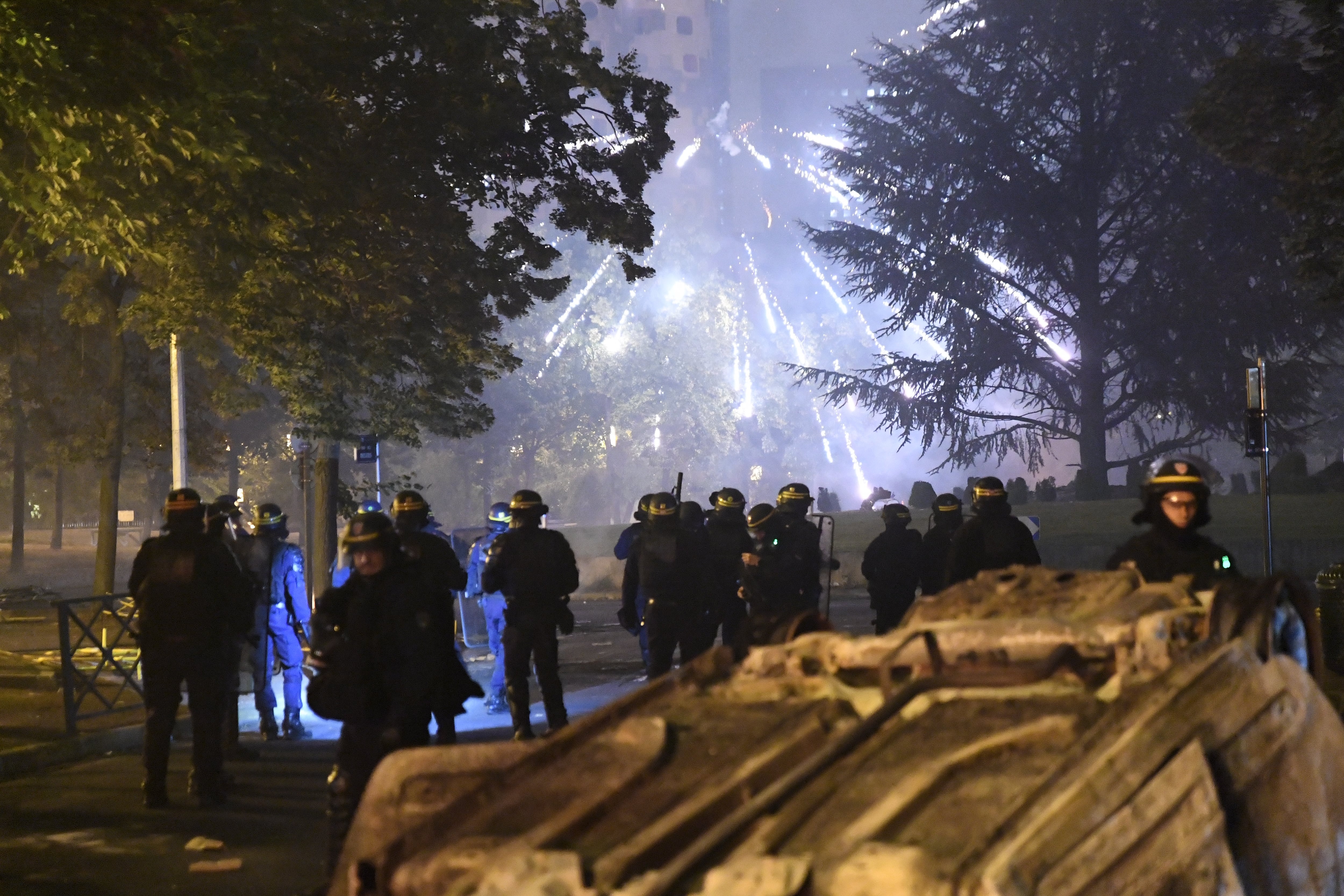 Protestas en Nanterre (Francia) tras la muerte de un menor por disparos de la policía.