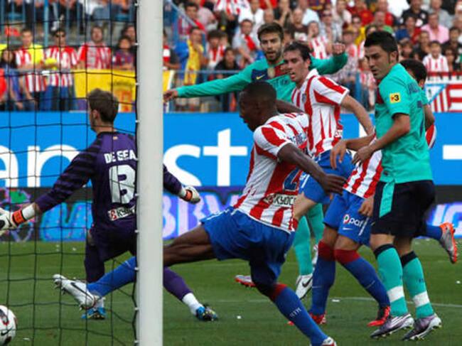 El defensa ha hecho el segundo tanto del F.C. Barcelona frente al Atlético en el Calderón