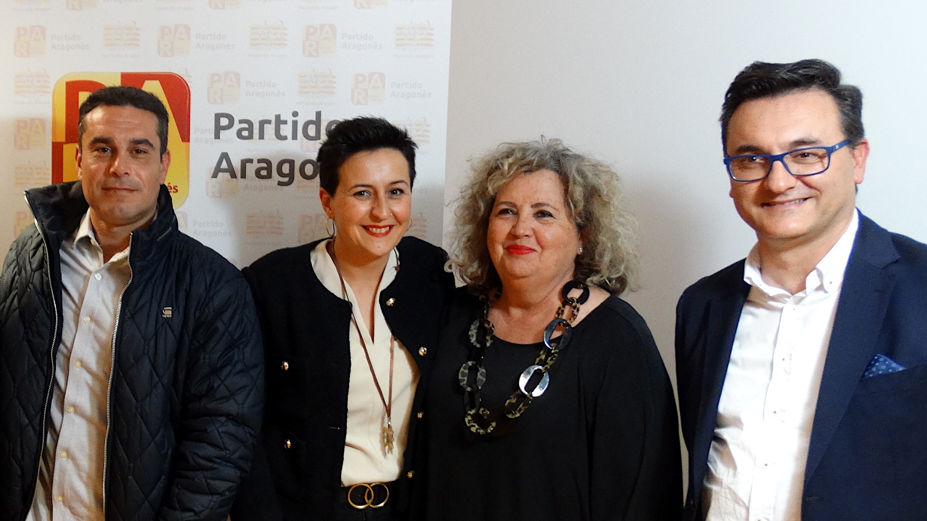 Javier Labat, Raquel Giménez, María Jesús Morera y Roque Vicente
