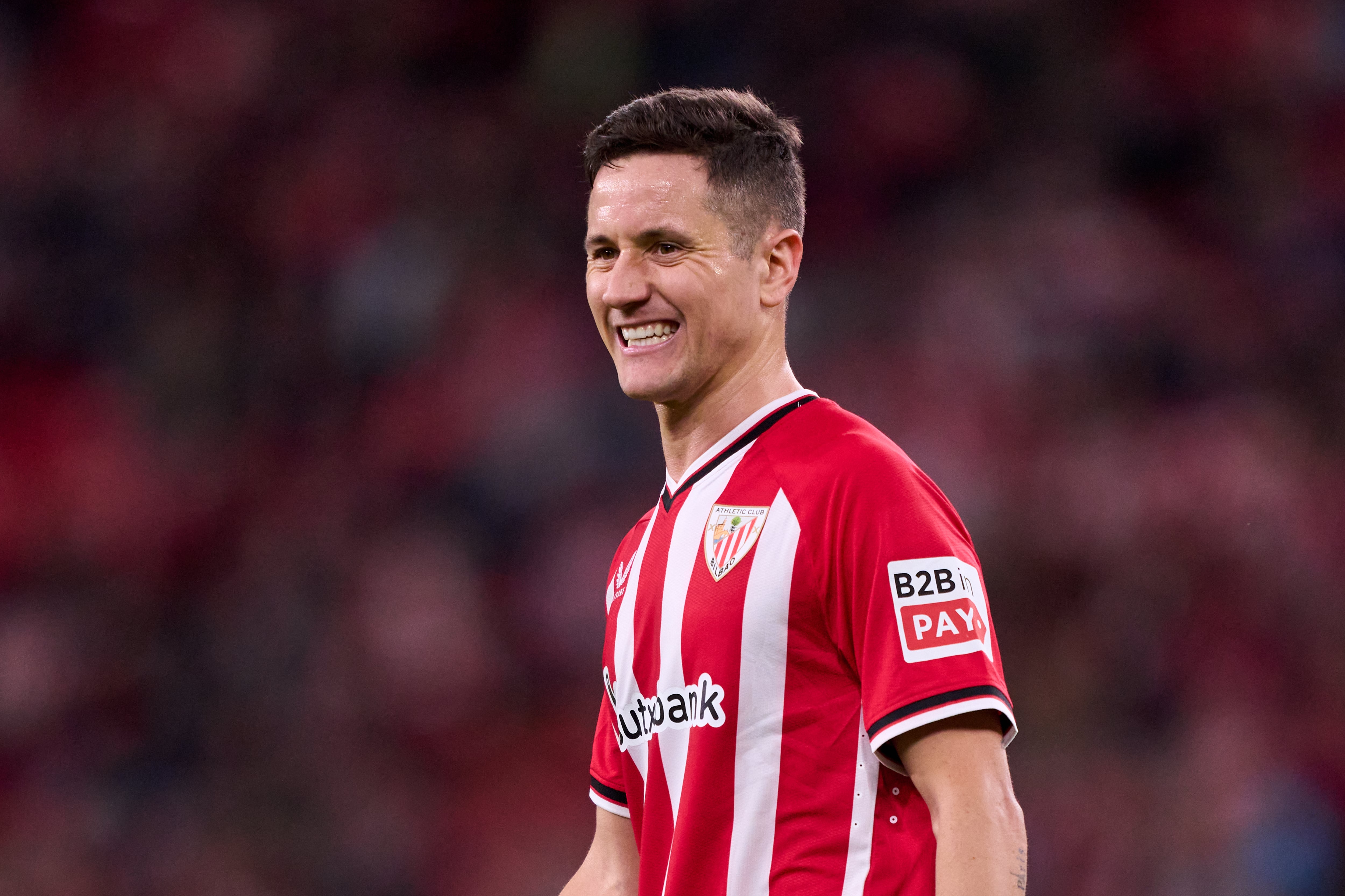 Ander Herrera, durante el partido de Copa disputado ante el Deportivo Alavés esta temporada en San Mamés