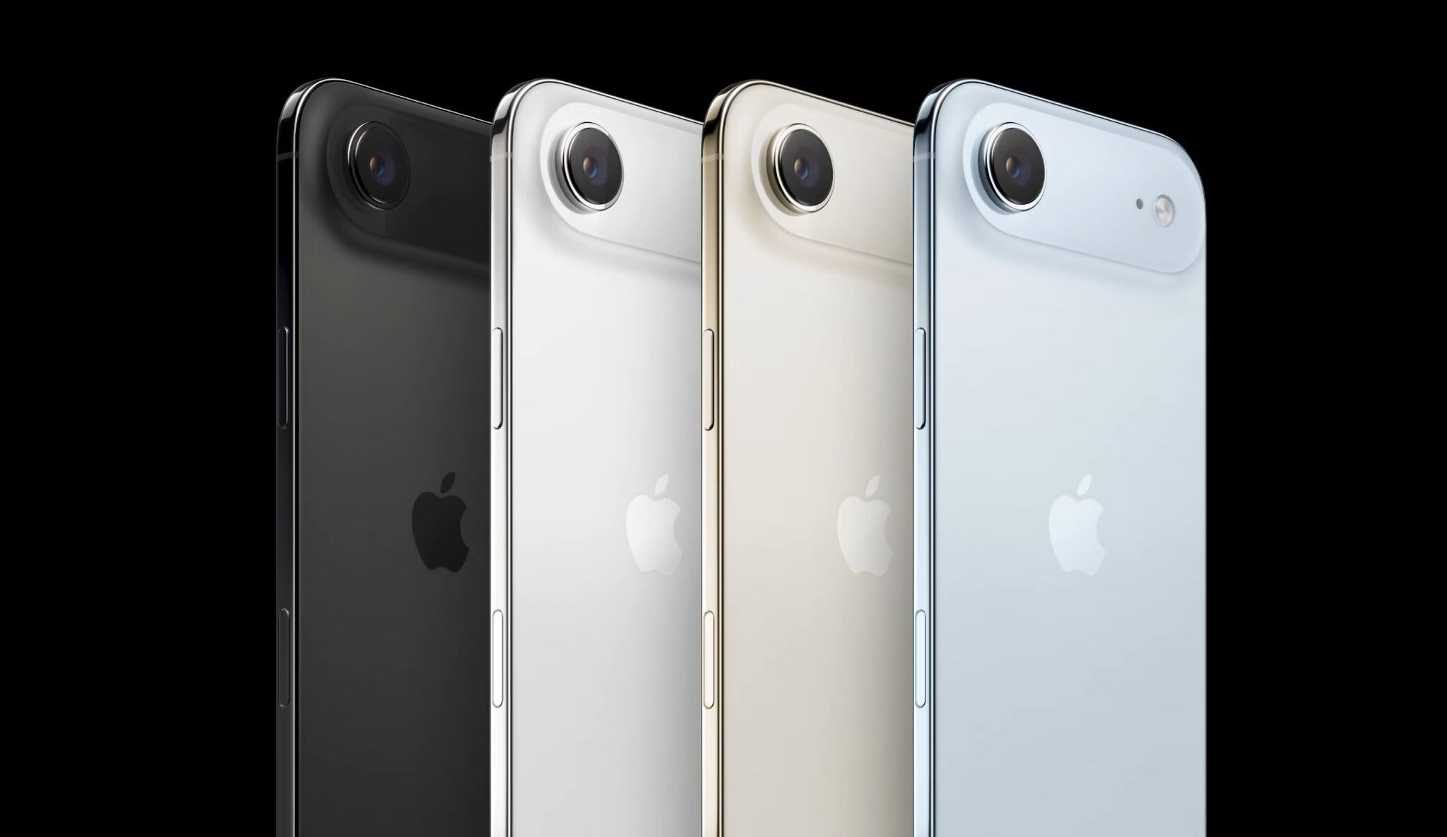 Así son los iPhone 17 Air.