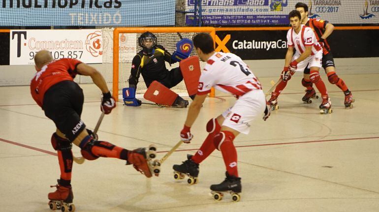 Partit entre el Reus i el Vic corresponent a l&#039;OK Lliga.