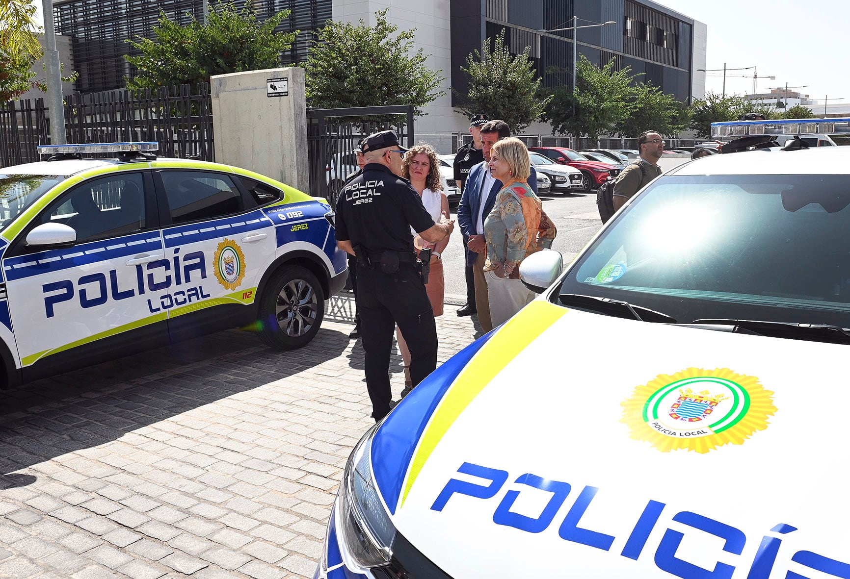 Presentados dos nuevos coches de la Policía Local de Jerez