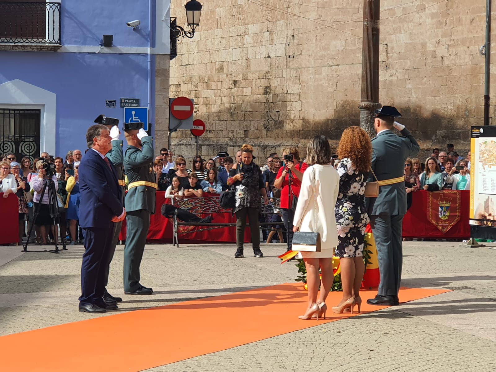 Momento del acto castrense