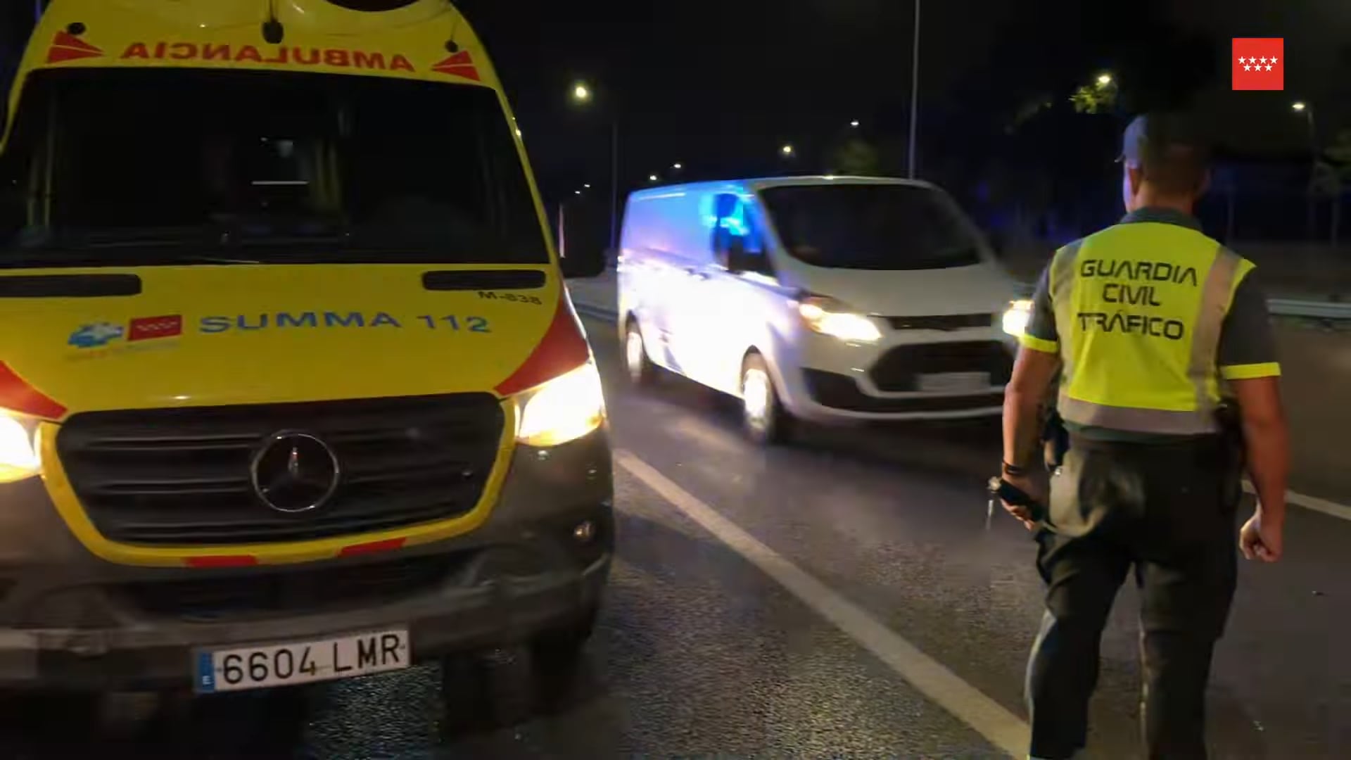 El suceso ocurría en Getafe, en el kilómetro 12 de la A-42, en sentido de entrada a Madrid.