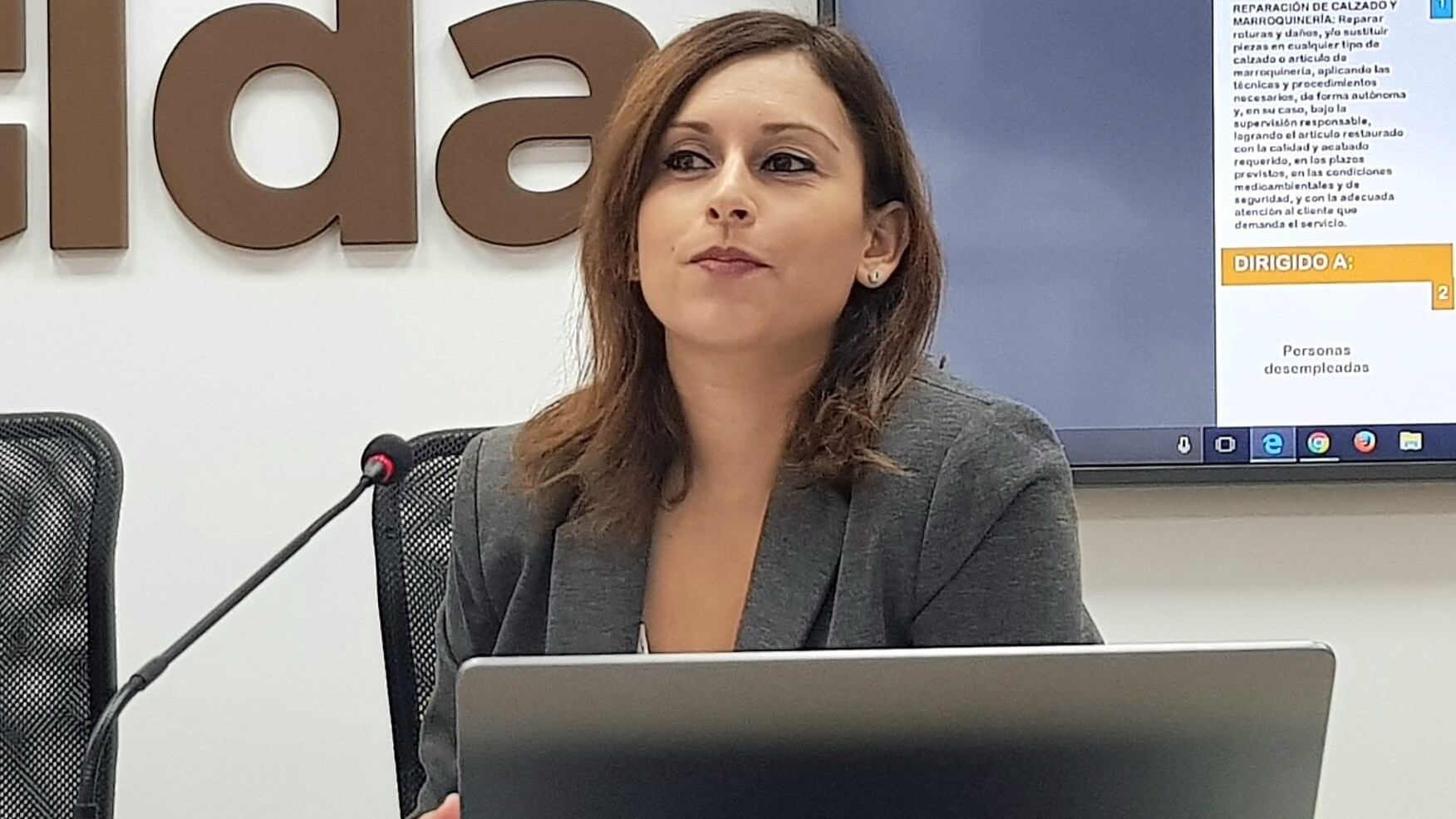 Silvia Ibáñez, edil de Fomento Económico, Industria y Empleo de Elda