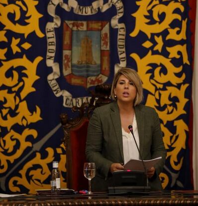 Noelia Arroyo, debate Estado del Municipio de Cartagena