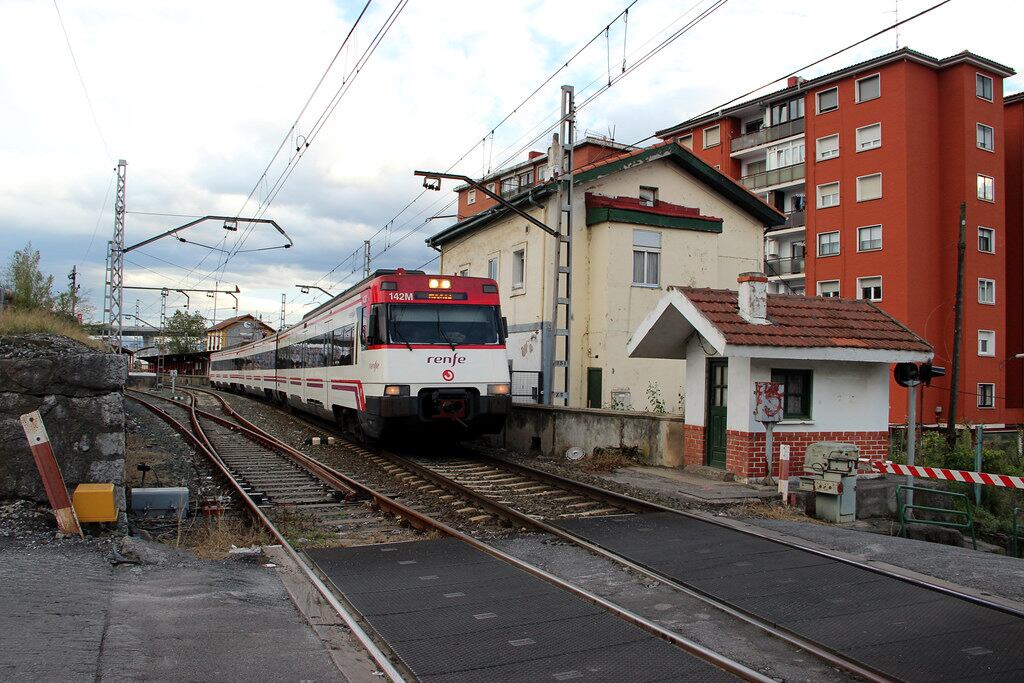 Estación de tren de Trapagaran.