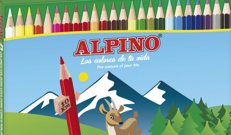 La caja de pinturas de Alpino.