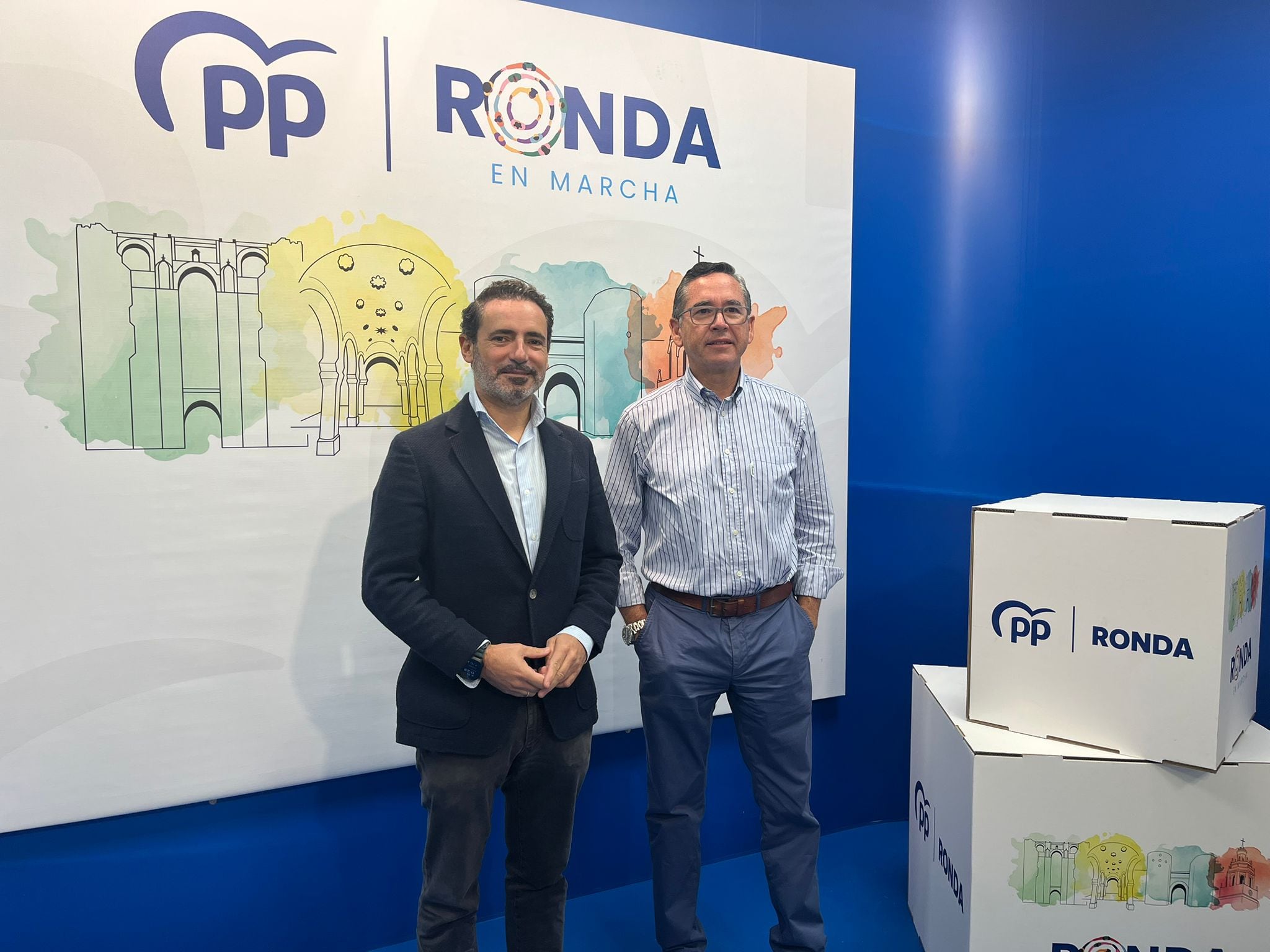 Carmona y Castilla en la rueda de prensa