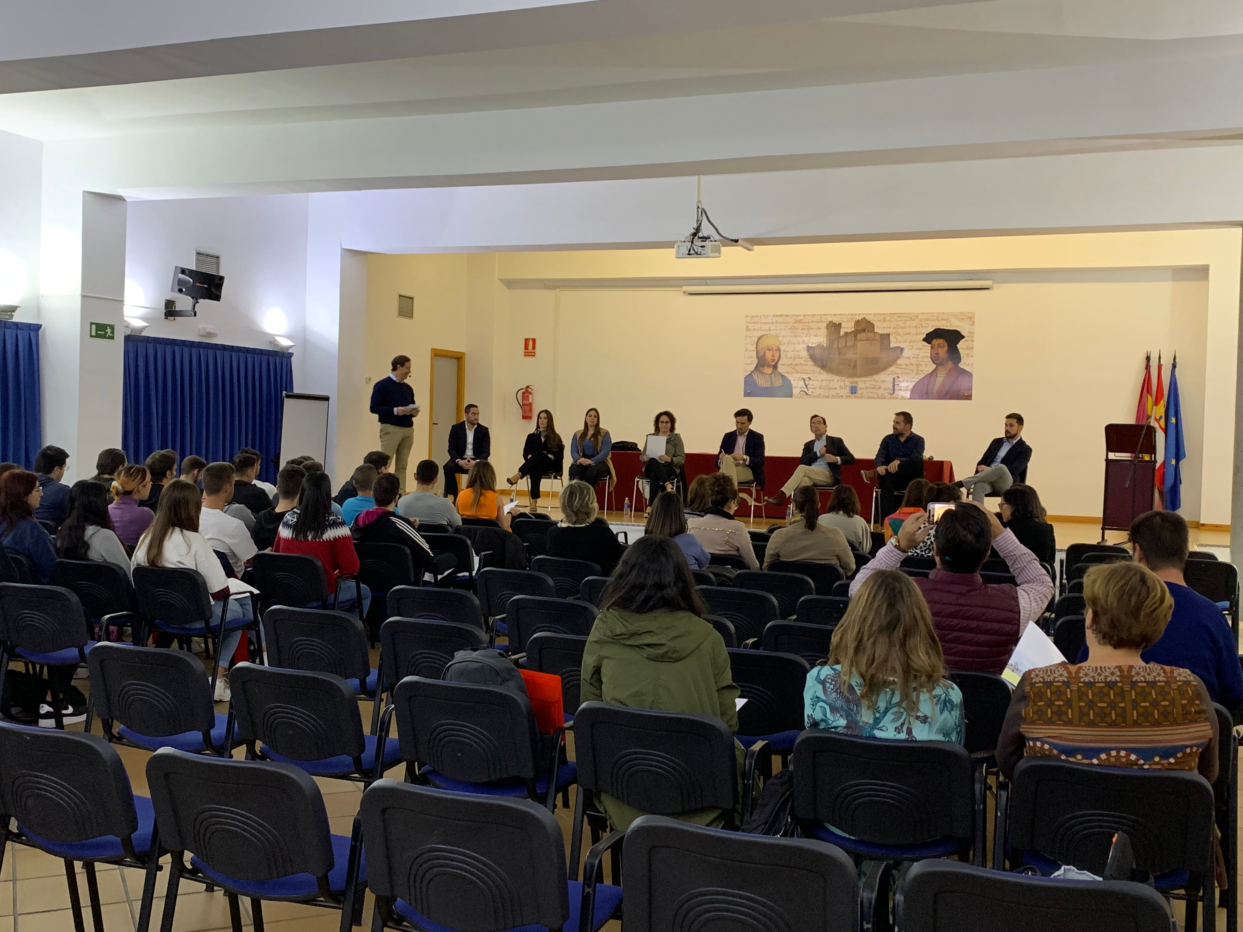 Particpantes en la Jornada sobre Emprendimiento que se ha celebrado en Medina del Campo