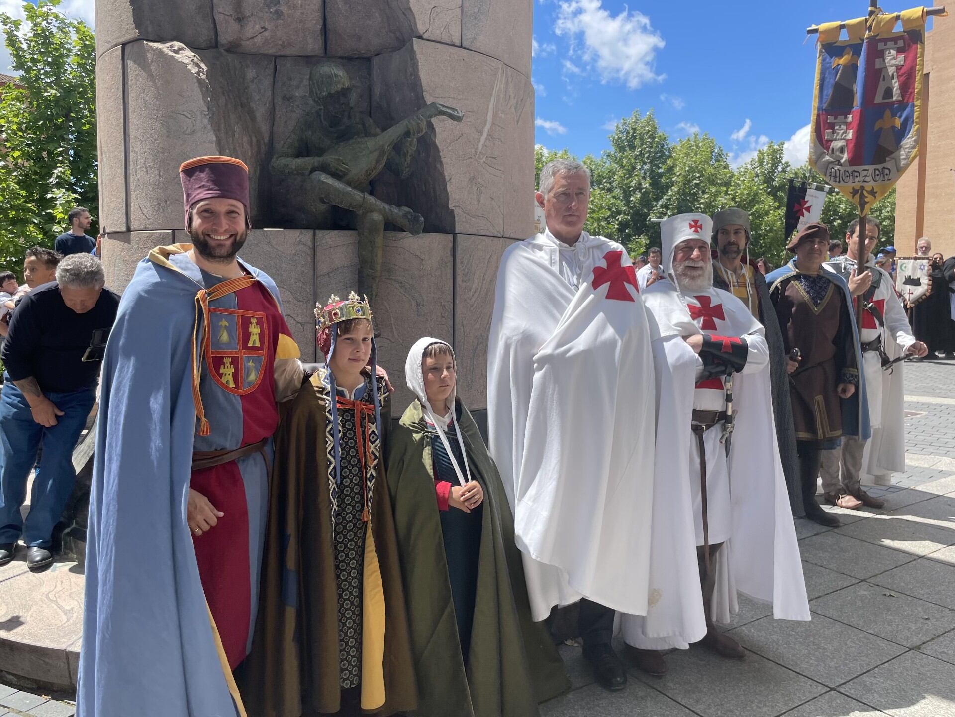 Homenaje templario en Monzón