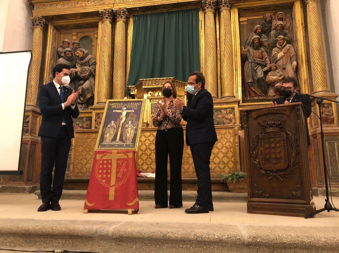 Imagen de la presentación de la Semana Santa medinense