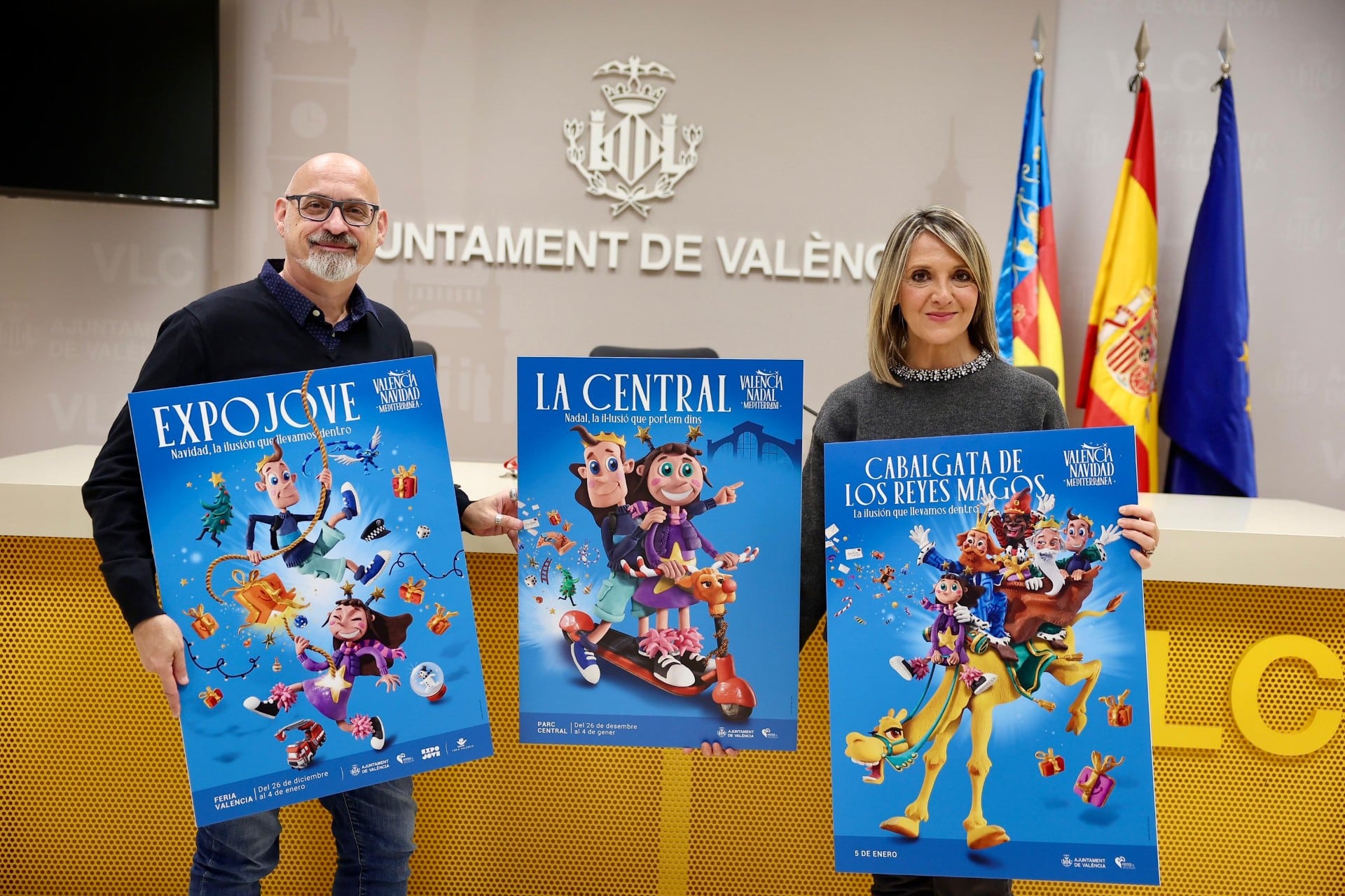 Presentación de las actividades navideñas del Ayuntamiento de València