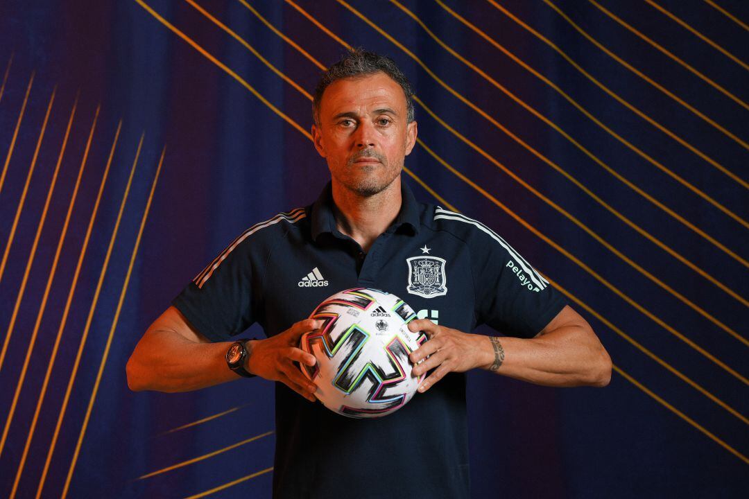 El seleccionador nacional Luis Enrique Martínez.