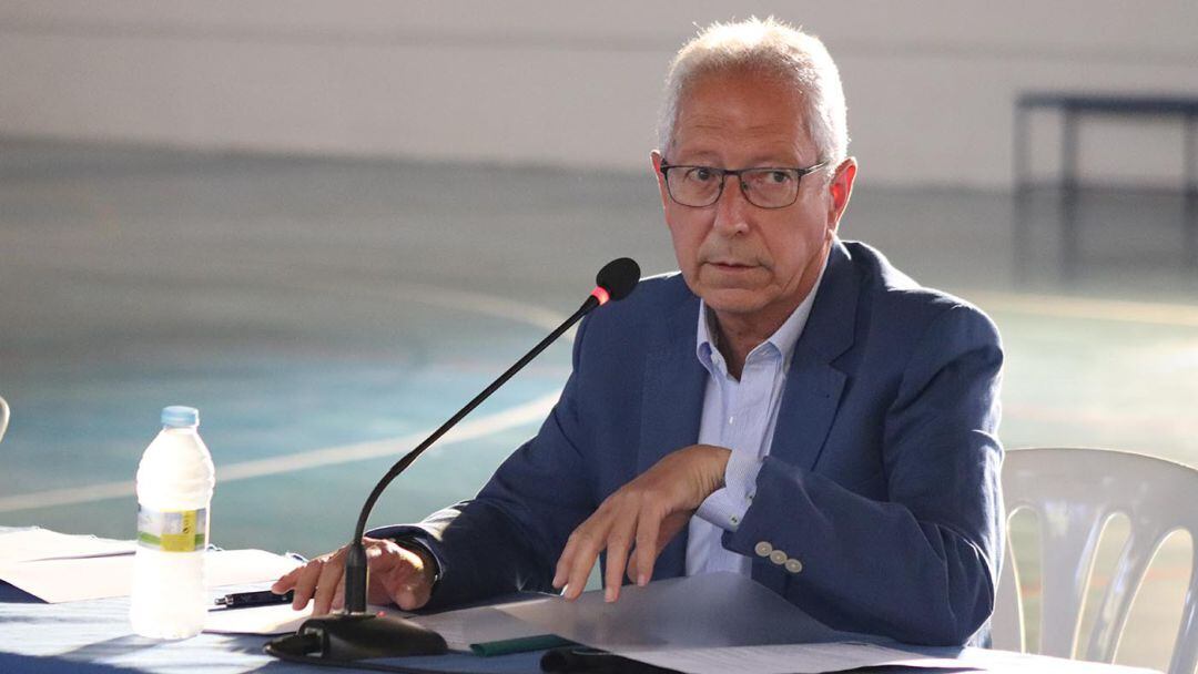 Rafael Coca durante la última Asamblea de socios