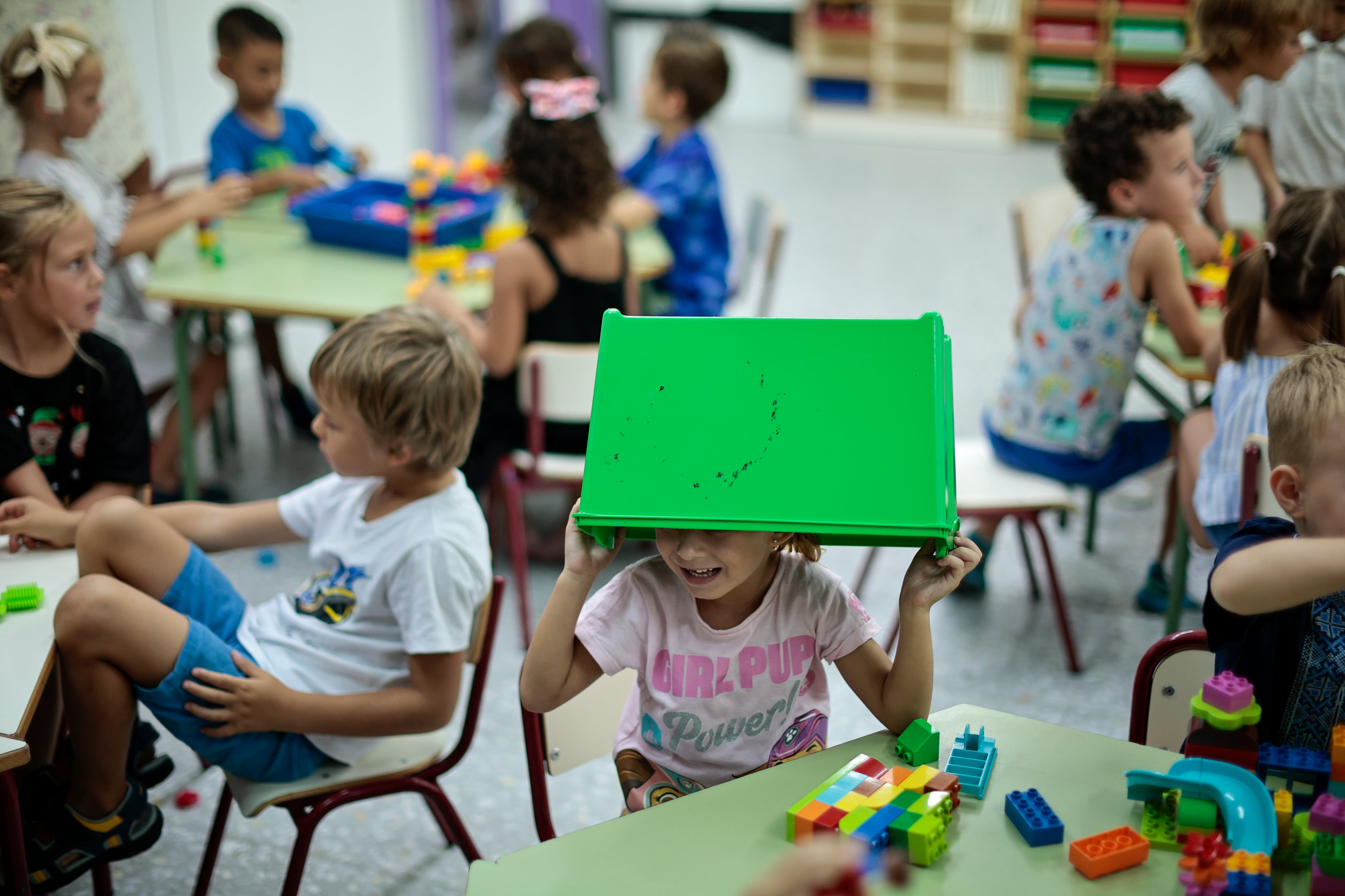 Imagen del inicio dl curso escolar 2022-2023 en la Comunitat Valenciana, el pasado mes de septiembre, en el Centro de Educación Infantil y Primaria El Grau.