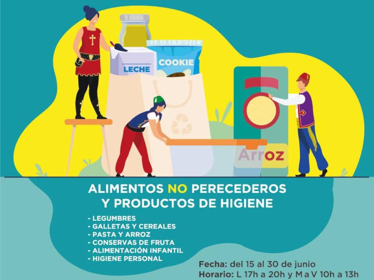 Moros y Cristianos ponen en marcha una campaña de recogida de alimentos