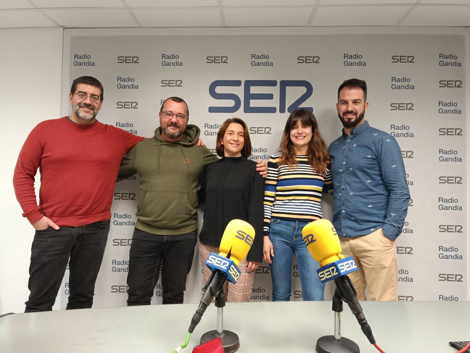 Equipo de redacción de Radio Gandia Ser.
