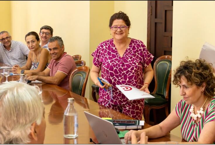 Lucía Pascual, primera presidenta de la Cámara de Alcoy