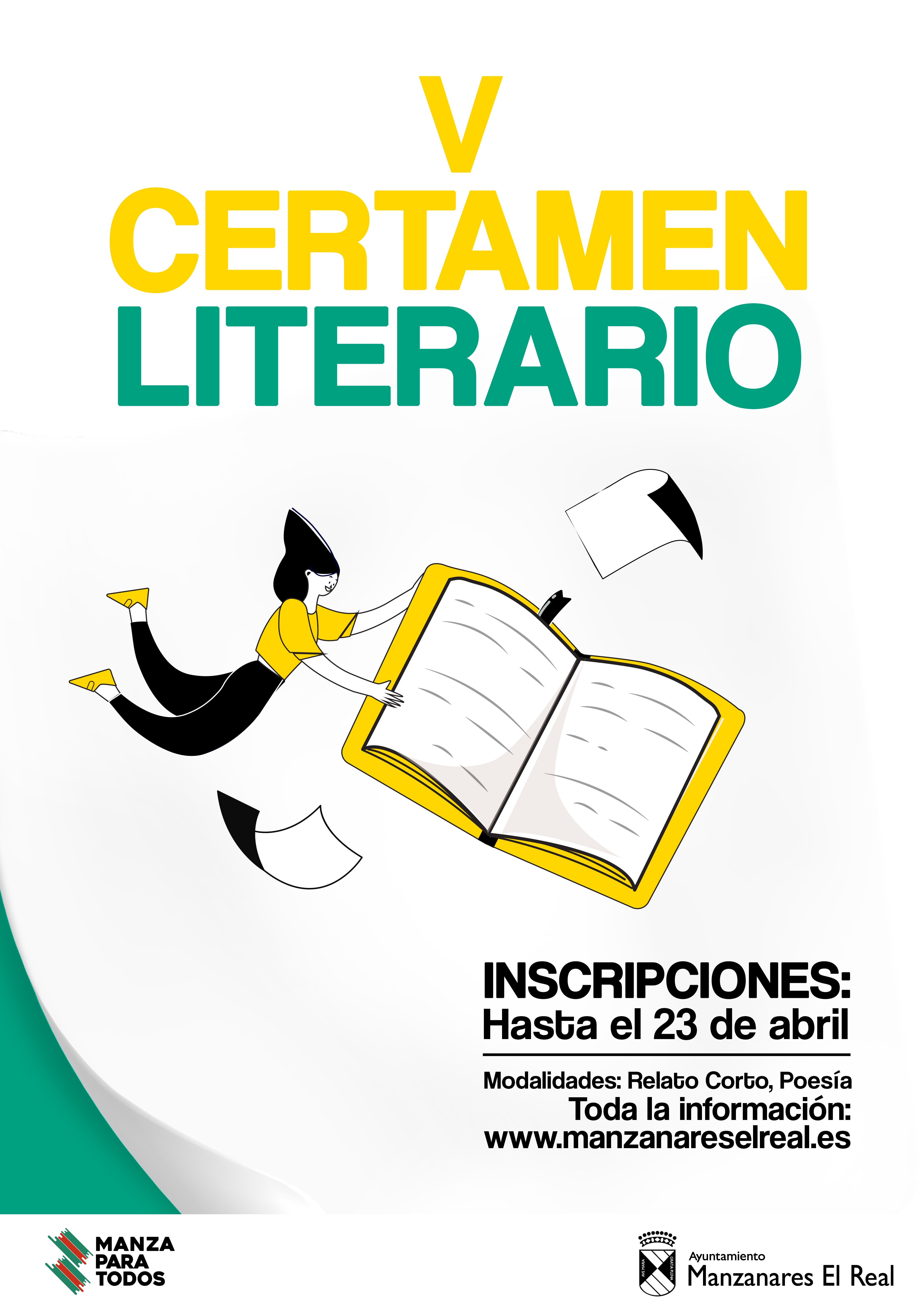 Se podrán presentar a las modalidades, de relato corto y poesía, todos aquellos que residan en cualquiera de los municipios de la Comunidad de Madrid y que sean mayores de 16 años