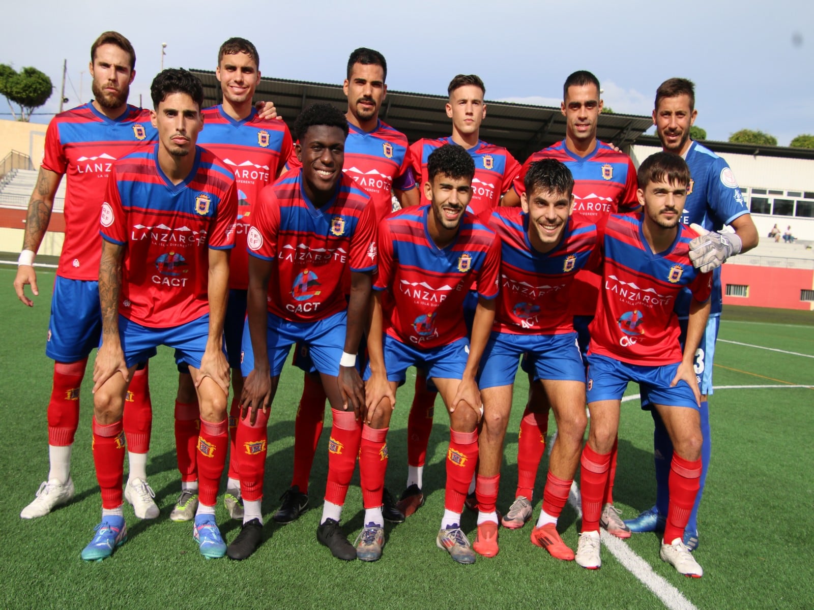 Jugadores de la UD Lanzarote.