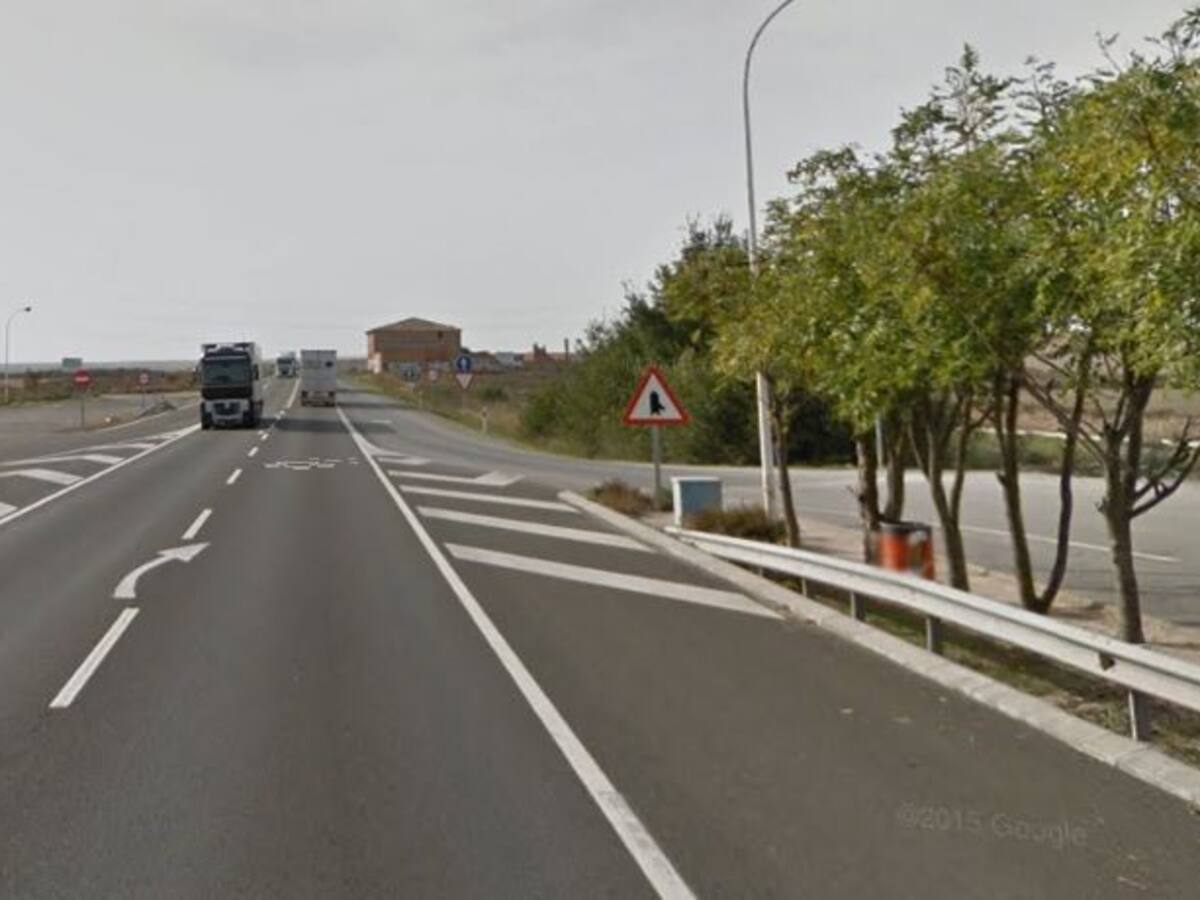 Mueren tres vecinos de Fraga en un accidente de tráfico en la N-II