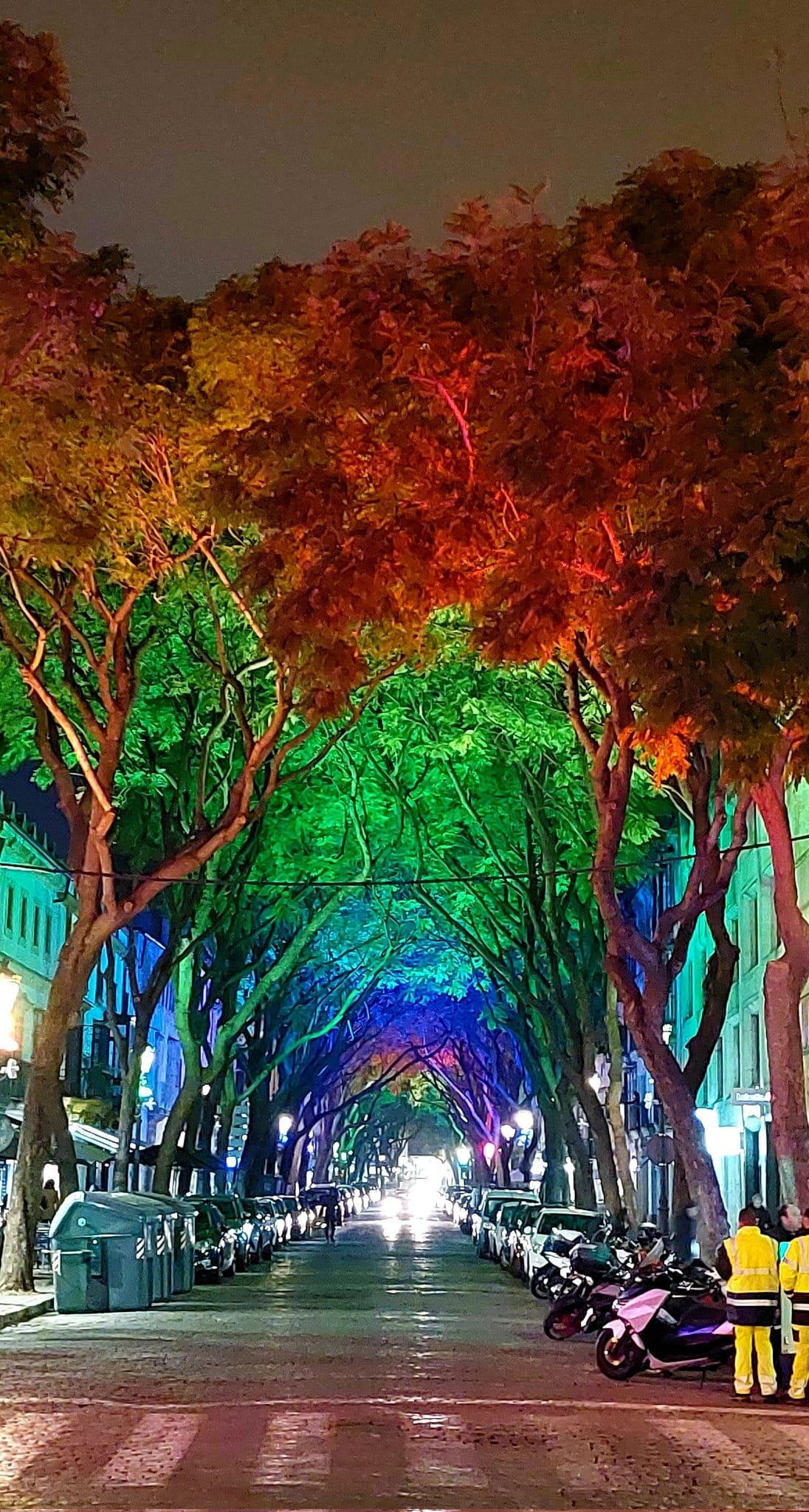 Nueva iluminación de la calle Porvera